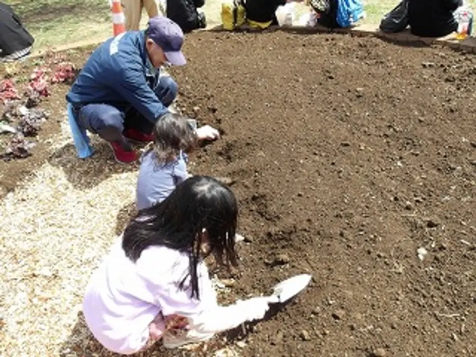 わんぱく広場にて